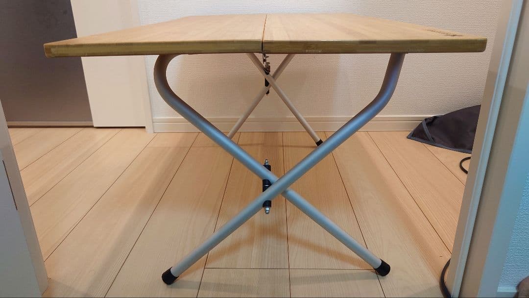 peak ワンアクションローテーブル 竹製 LV-100TR