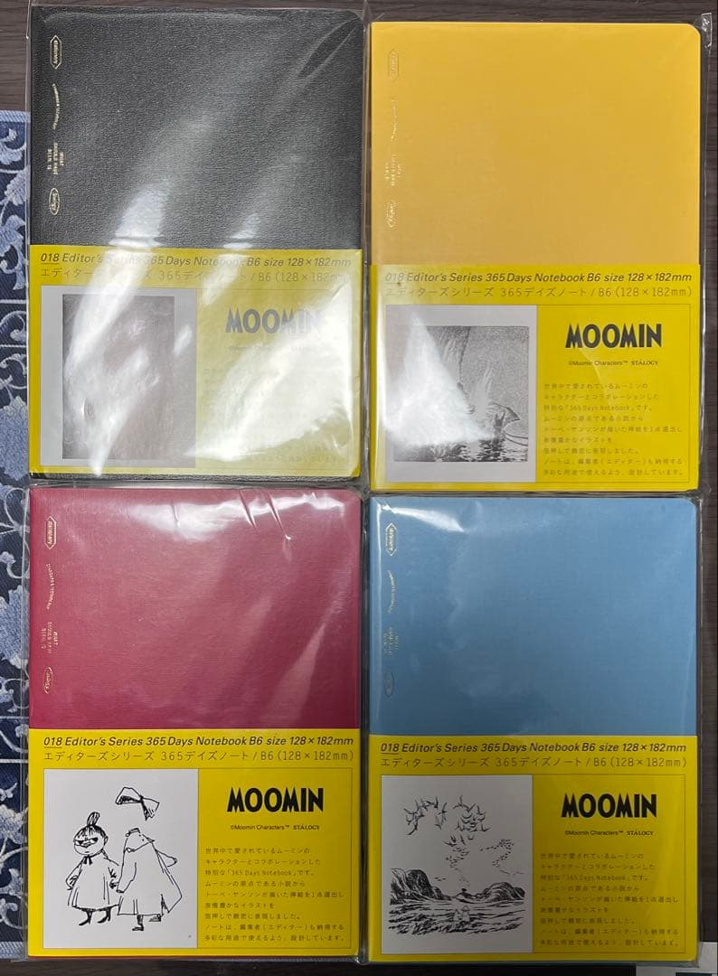 ムーミン　ニトムズ　エディターズシリーズ　365デイズノート　B6 4種セット