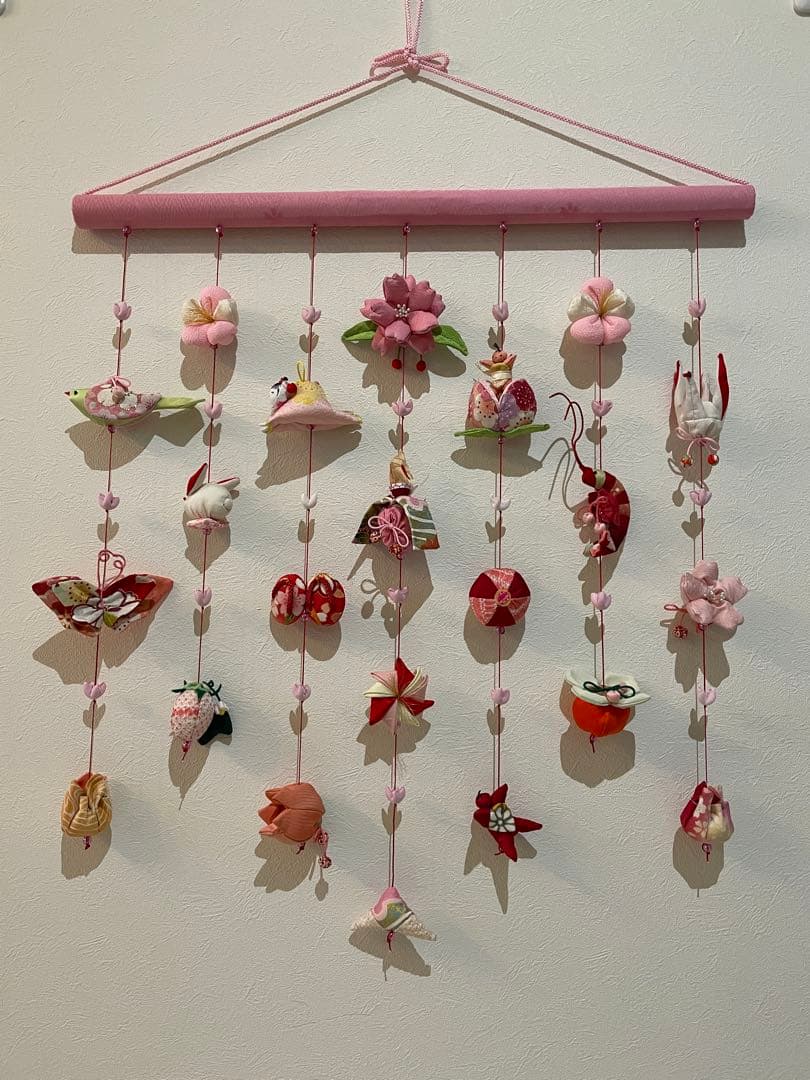 つるし雛　No.155 壁掛けタイプ・ひな祭り・桃の節句・女の子節句飾り