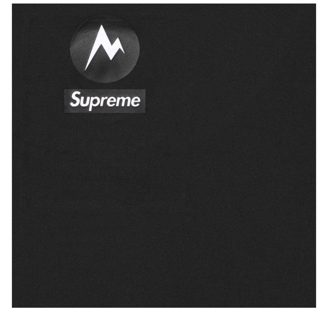 Supreme/Marmot ブラック ロングスリーブ Tシャツ M