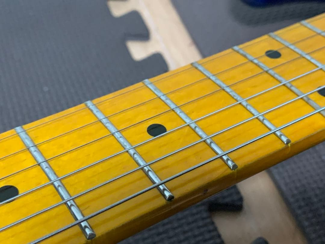 セルダー SELDER ストラト ストラトキャスター メイプル 杢目 青