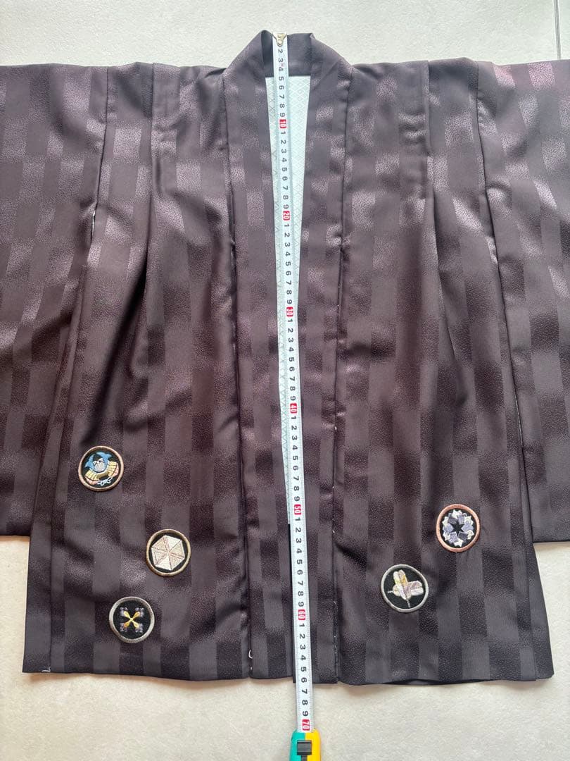 【値下げしました】七五三 男の子 着物 羽織袴セット 3歳 5歳 式部浪漫 黒金