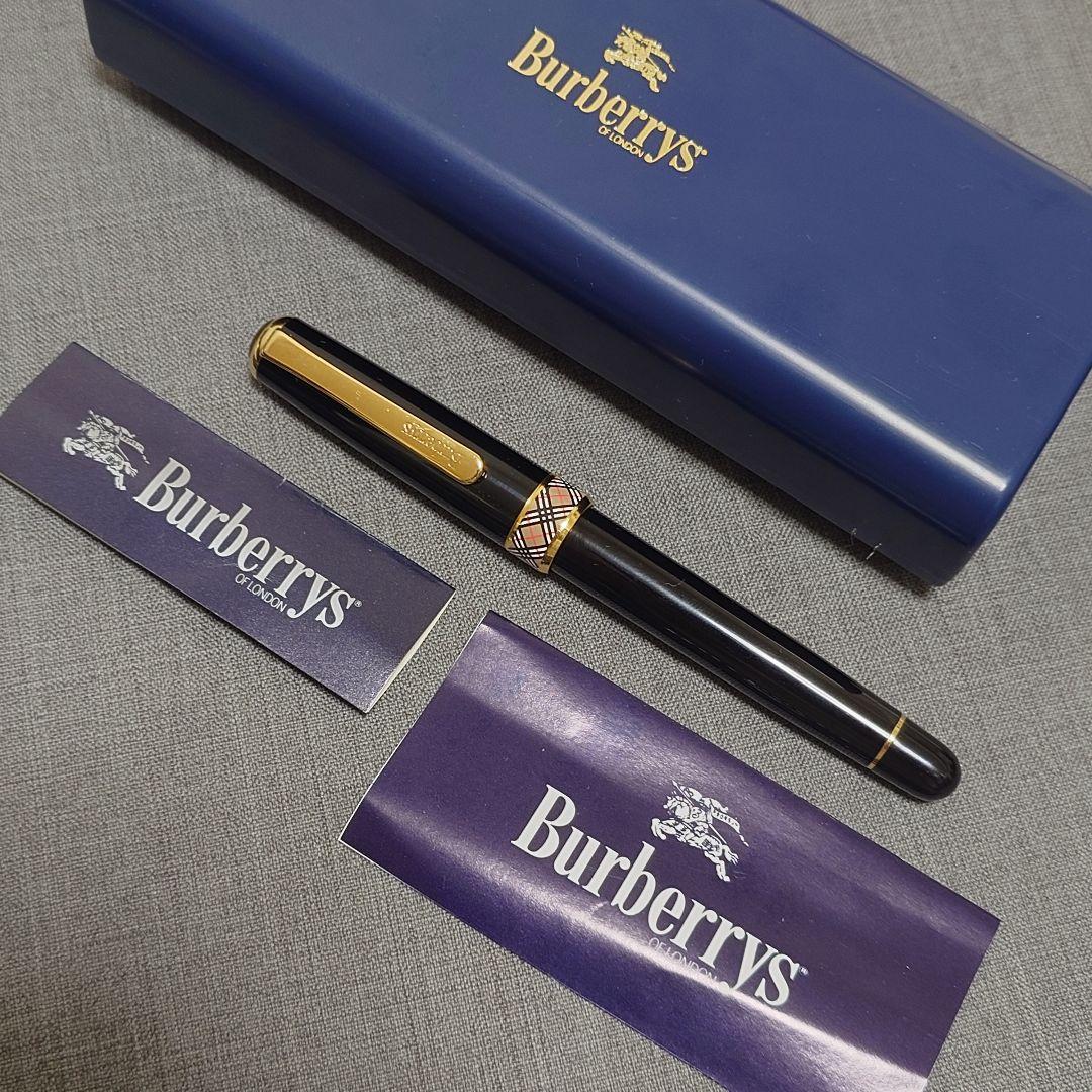 バーバリー　万年筆　24KGP　エグゼクティブ