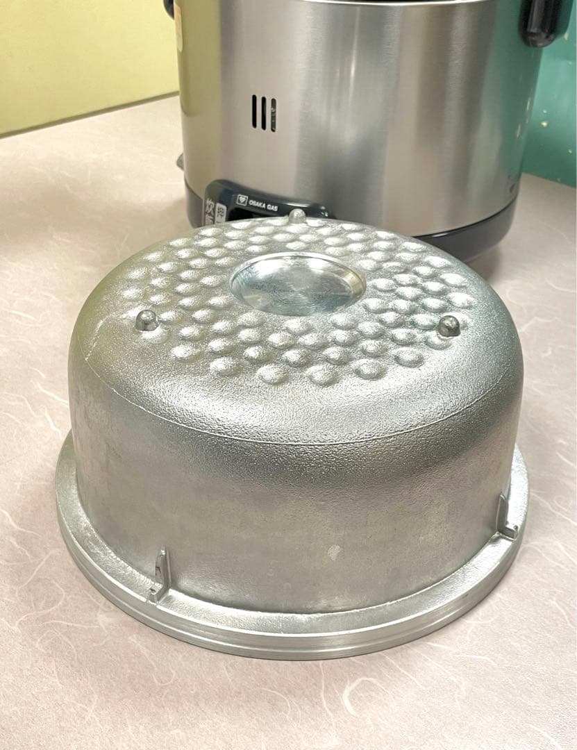 A581 新品近❗️3.5合都市ガス大阪ガスリンナイガス炊飯器保温なし３合