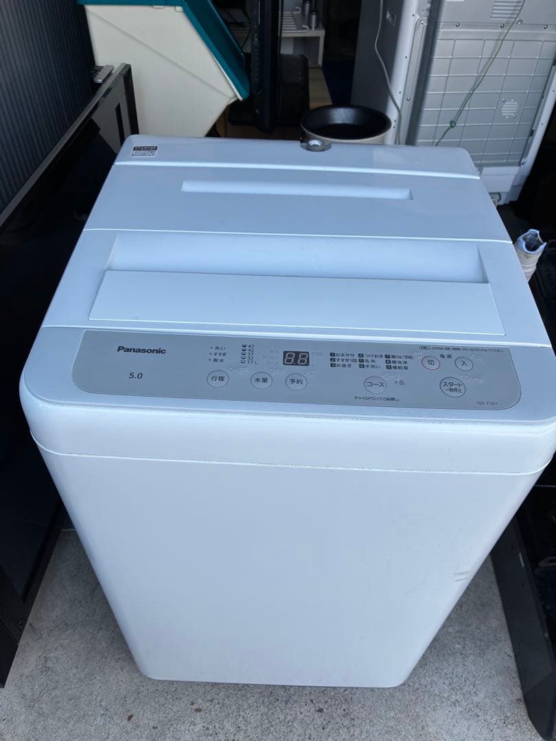 パナソニック　縦型洗濯機　NA-F5B1-LH 縦型洗濯機 本体　2022年製