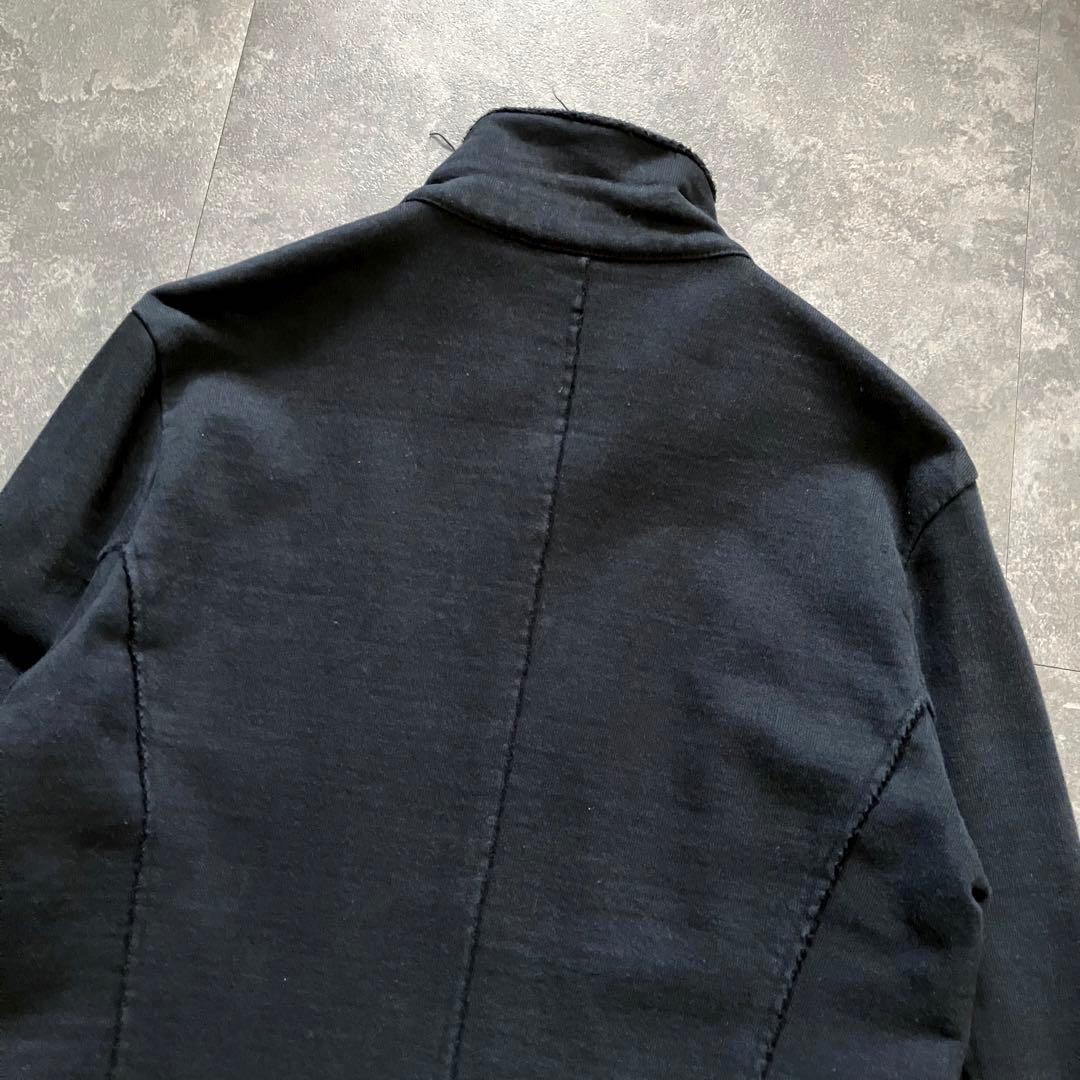 wjk stand track jacket black Y2K 裏毛 13ss