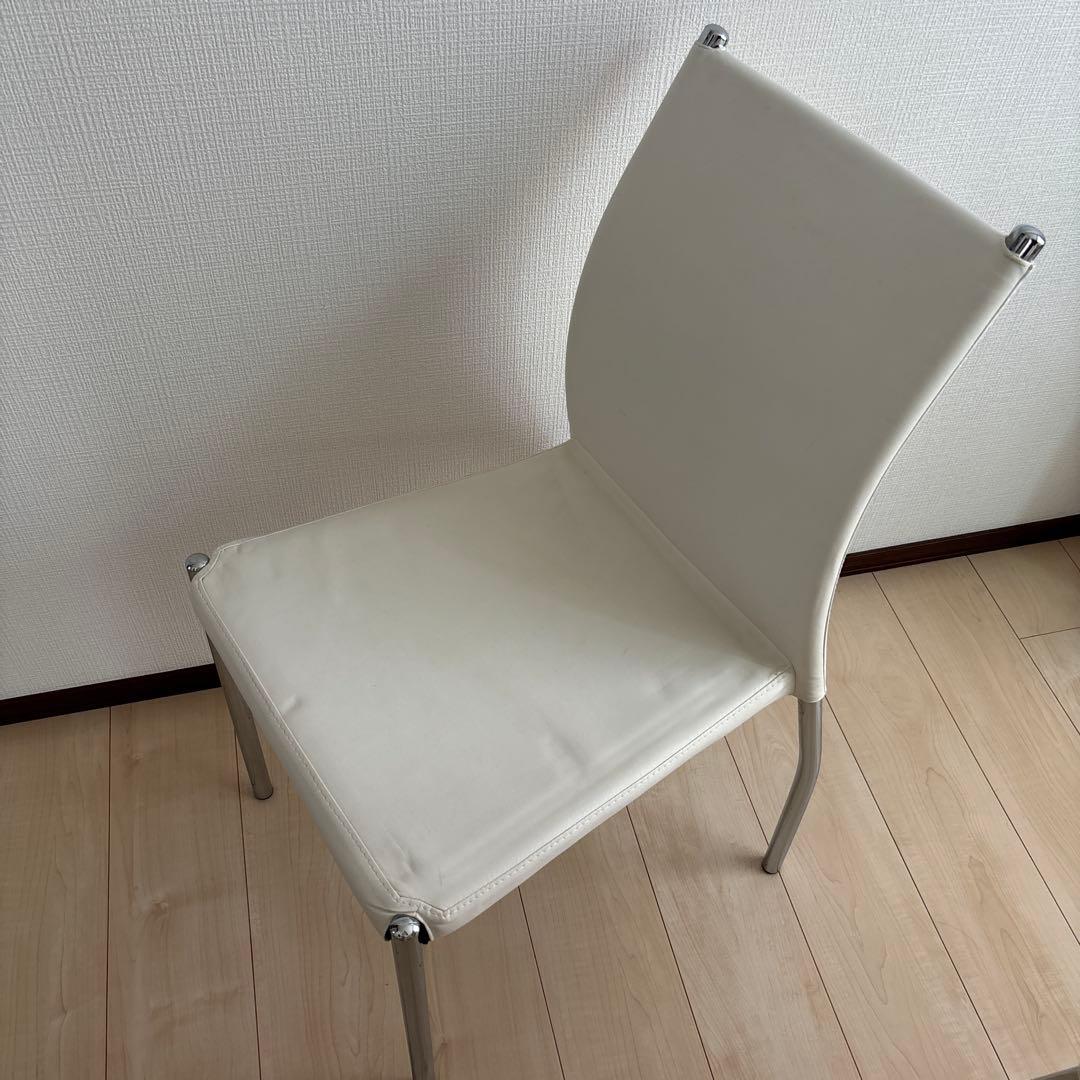 専用です！！！⚠️ ダイニングセット　ガラス ホワイト ダイニングテーブル