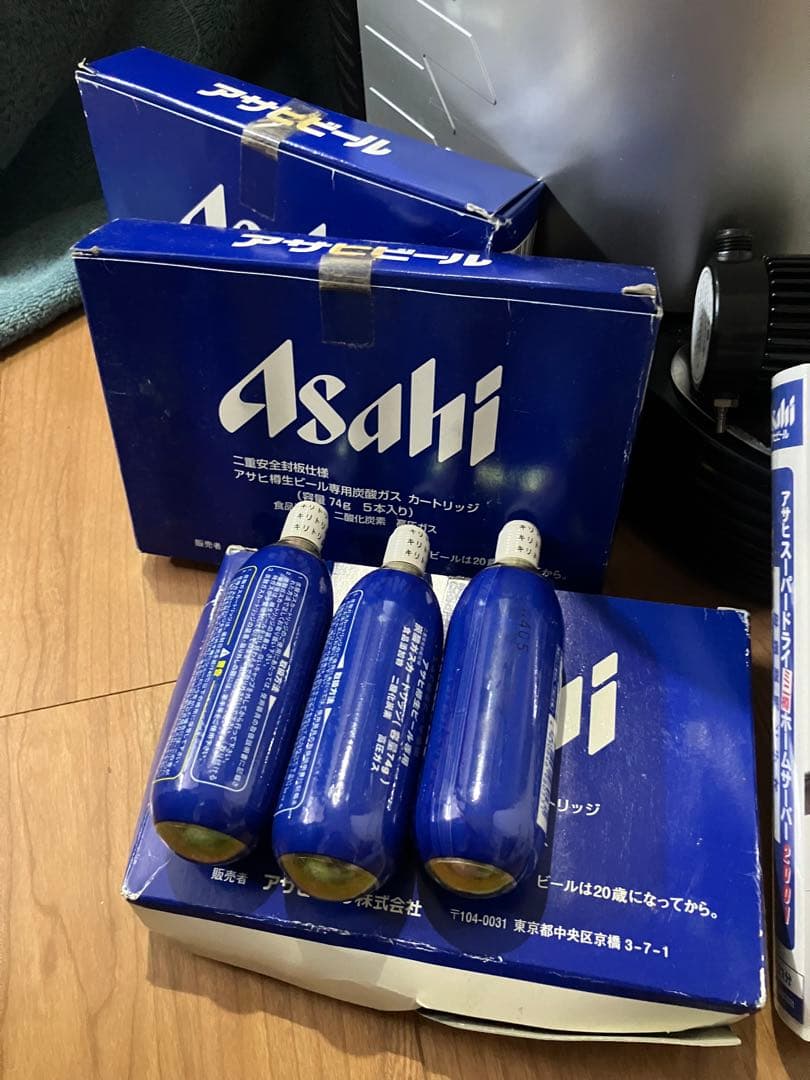 家庭用　ビールサーバ　炭酸ガスカートリッジ14本　取扱ビデオ付