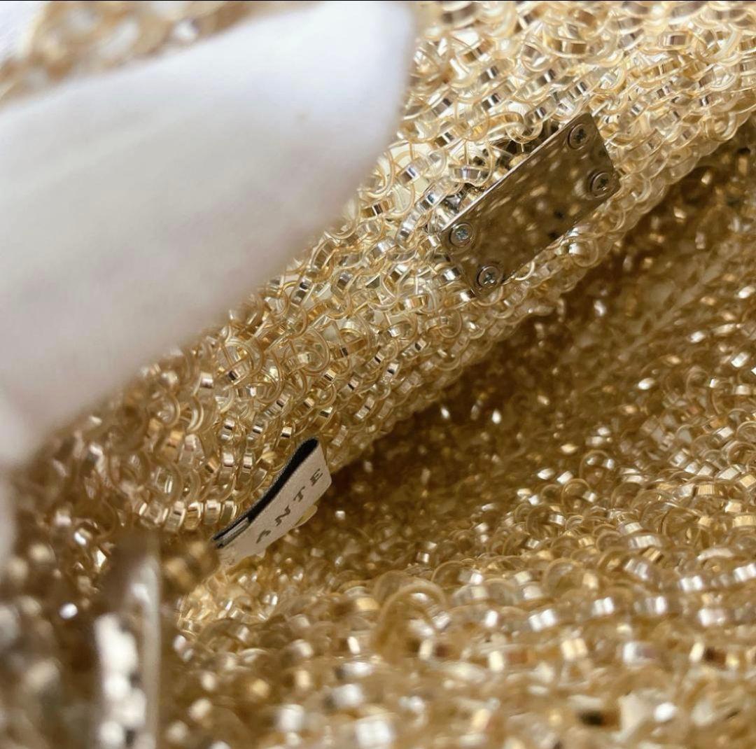 アンテプリマ ショルダーバッグ ルッケット ターンロック　ゴールド