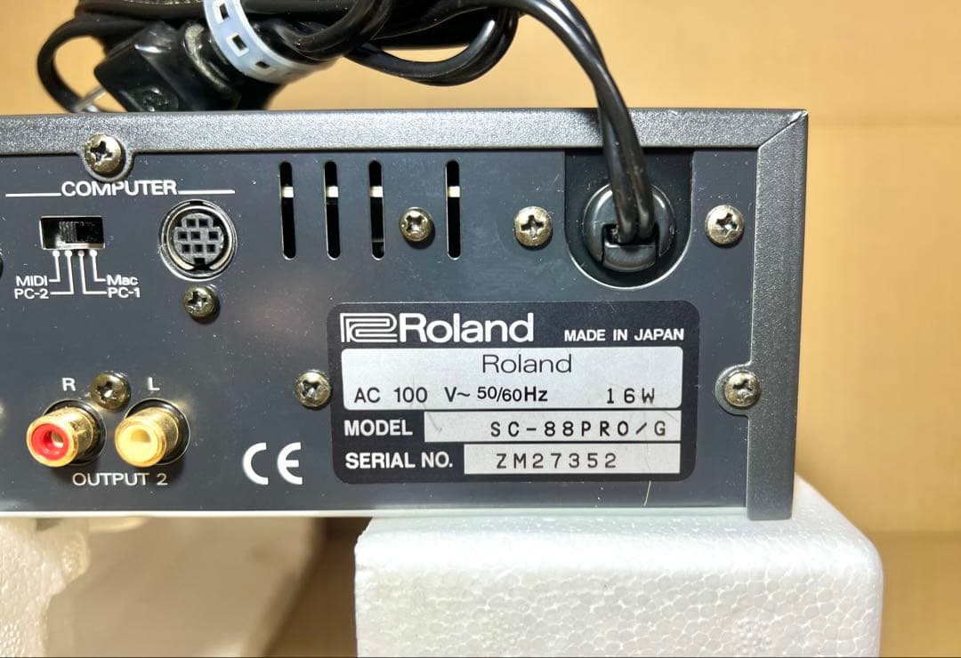 「美品」Roland SC-88Pro/G 音源モジュール