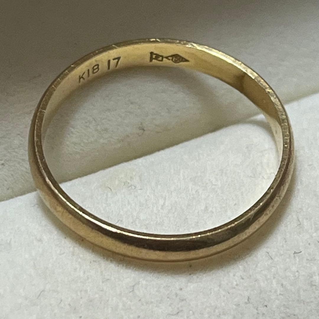K18甲丸リング