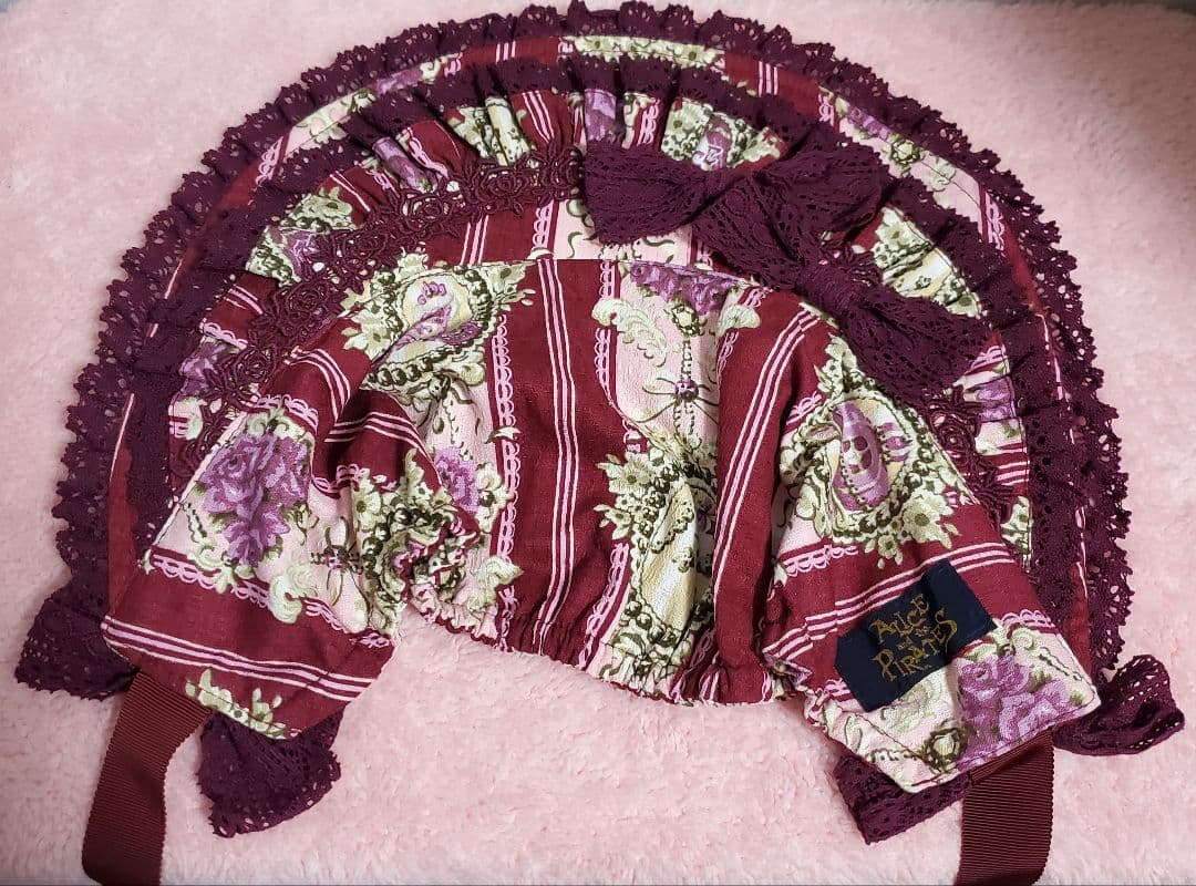 アリスアンドザパイレーツ Queen's coach柄コルセットスカート ボンネ