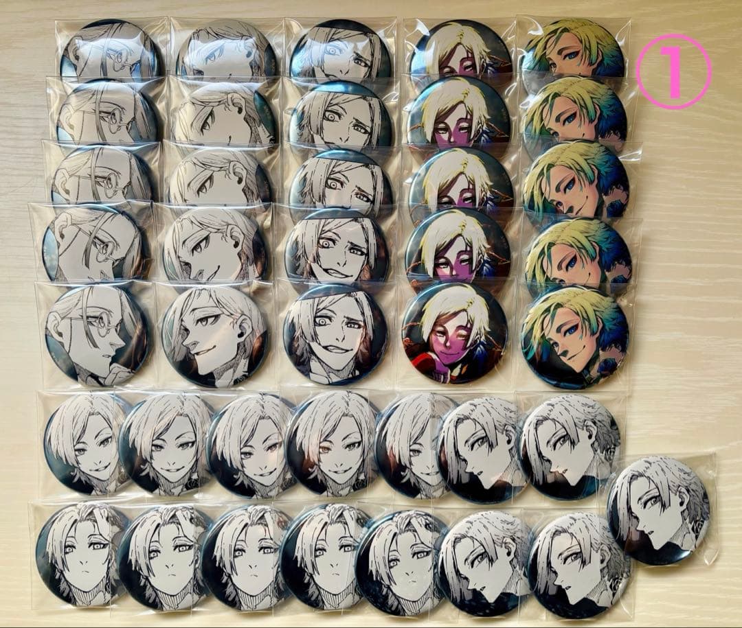 ブルーロック展 ミヒャエル・カイザー 缶バッチ40個 ①