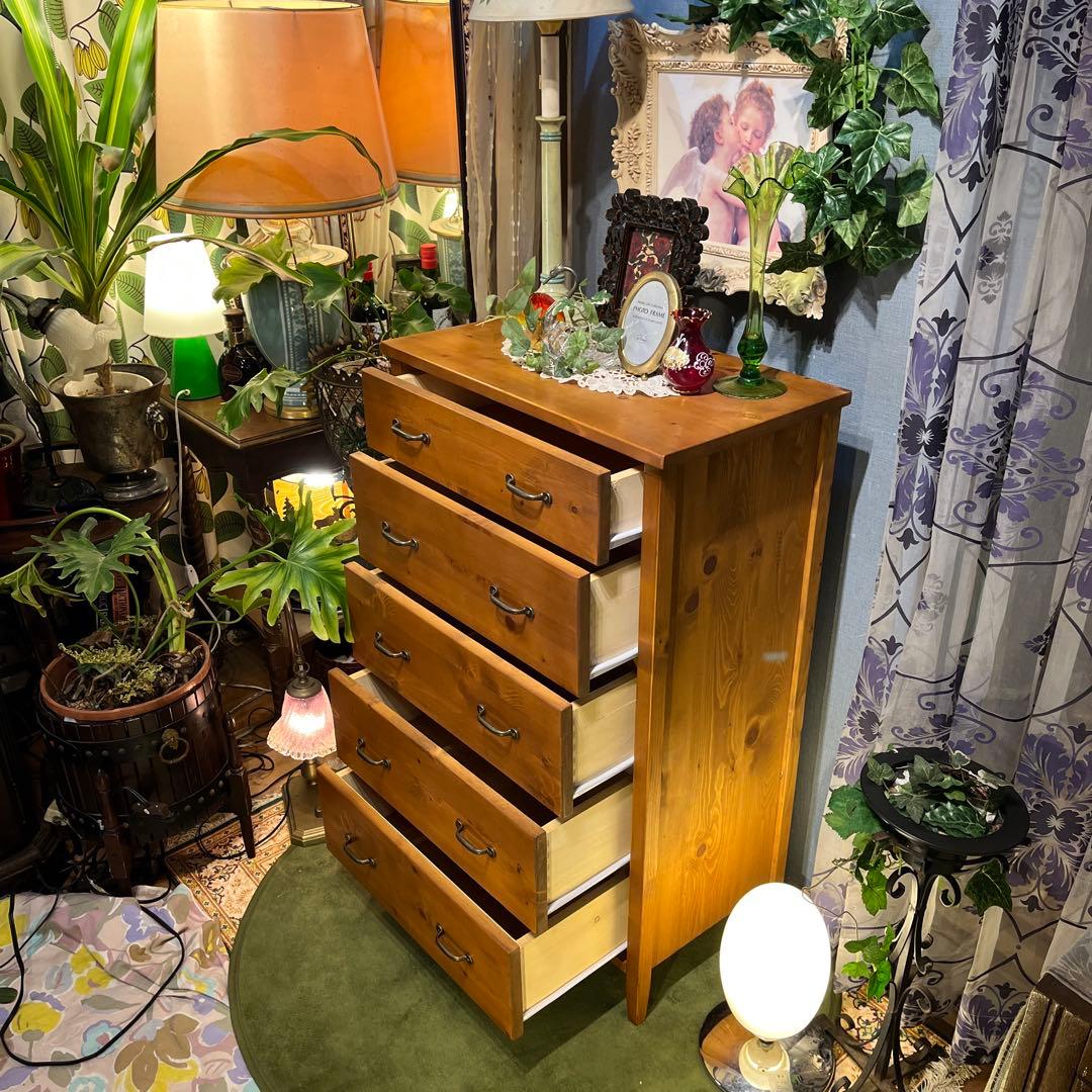 Sale フレンチカントリー　パインソリッド　クラシック　チェストキャビネット