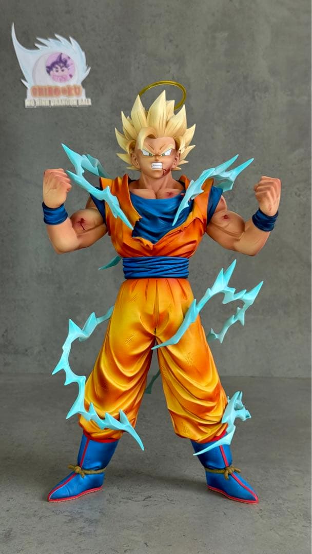 ドラゴンボール 孫悟空リペイント 三次元彩色フィギュア