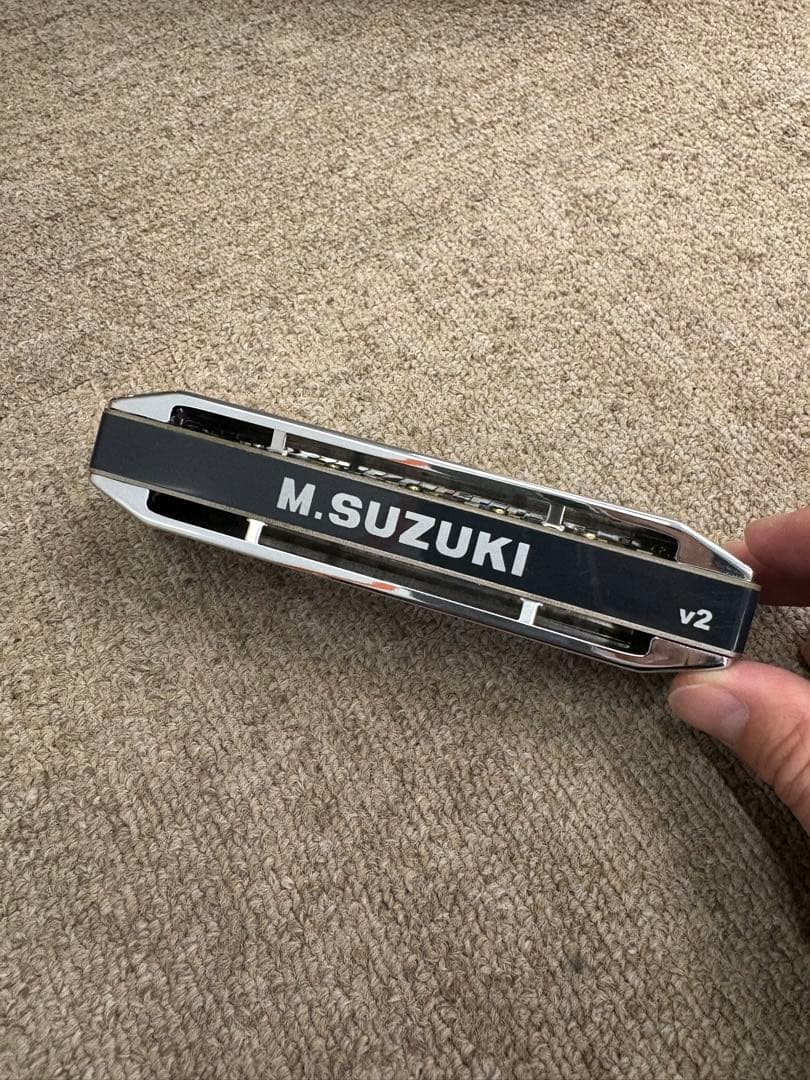 美品 M.SUZUKIクロマチックハーモニカ SCX-48 C調 日本製 純正品