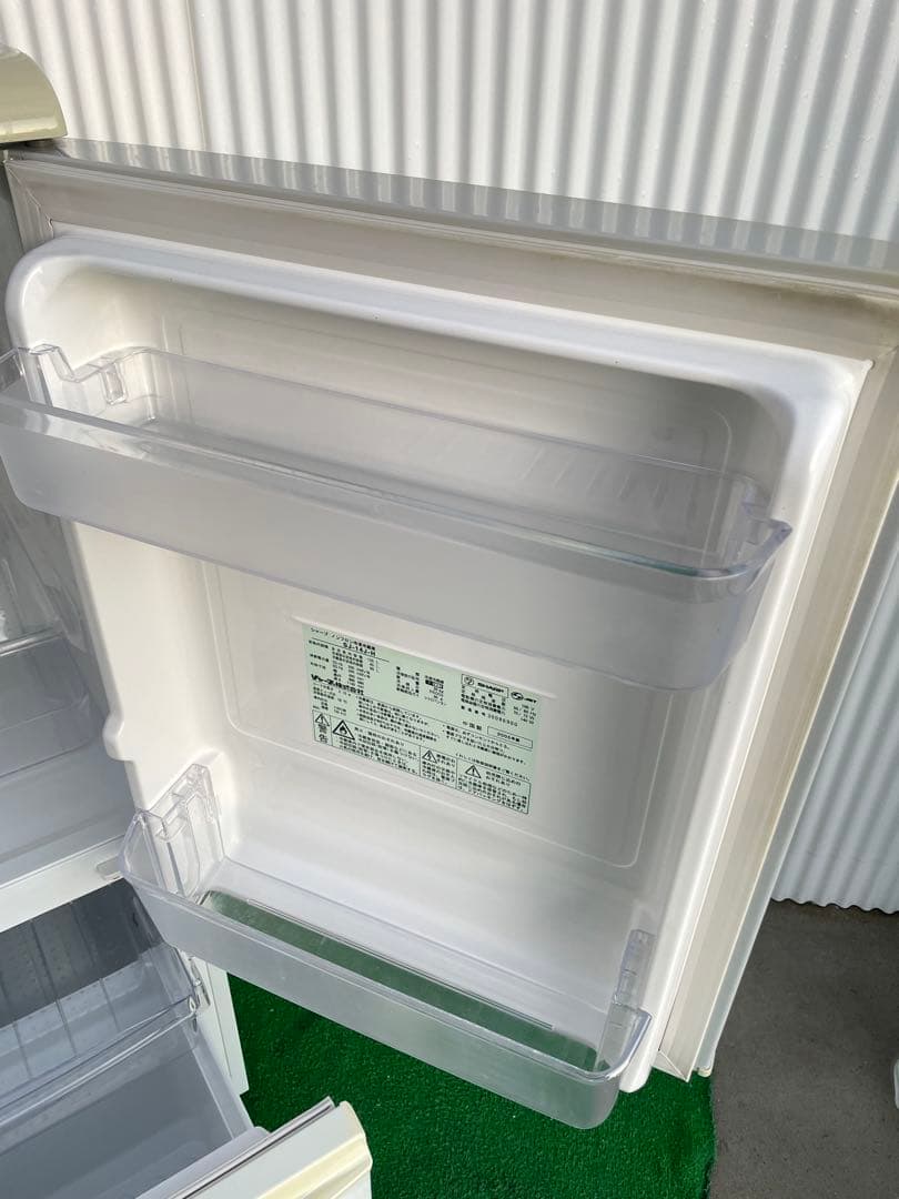 922 シャープ 左右付け替え可能 2ドア冷蔵庫 一人暮らし 単身 国産 レトロ