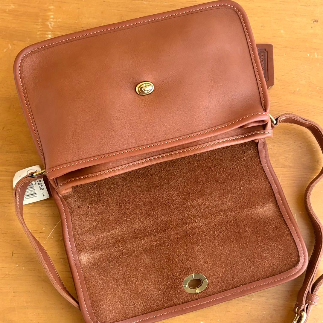 vintage coach オールドコーチ ショルダーバッグ 9850 ブラウン