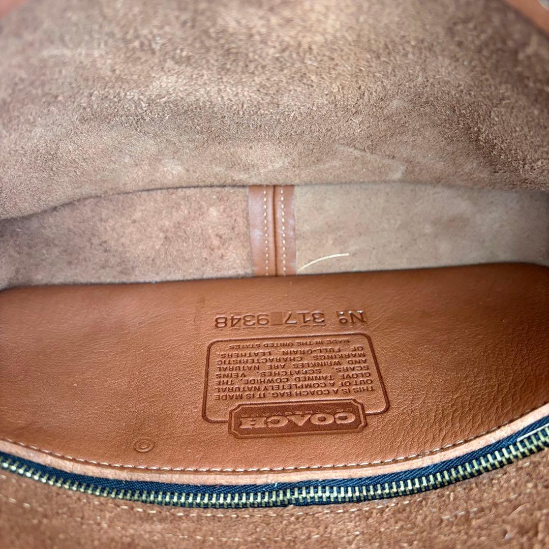 vintage coach オールドコーチ ショルダーバッグ 9850 ブラウン
