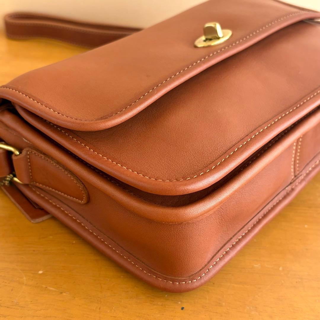 vintage coach オールドコーチ ショルダーバッグ 9850 ブラウン
