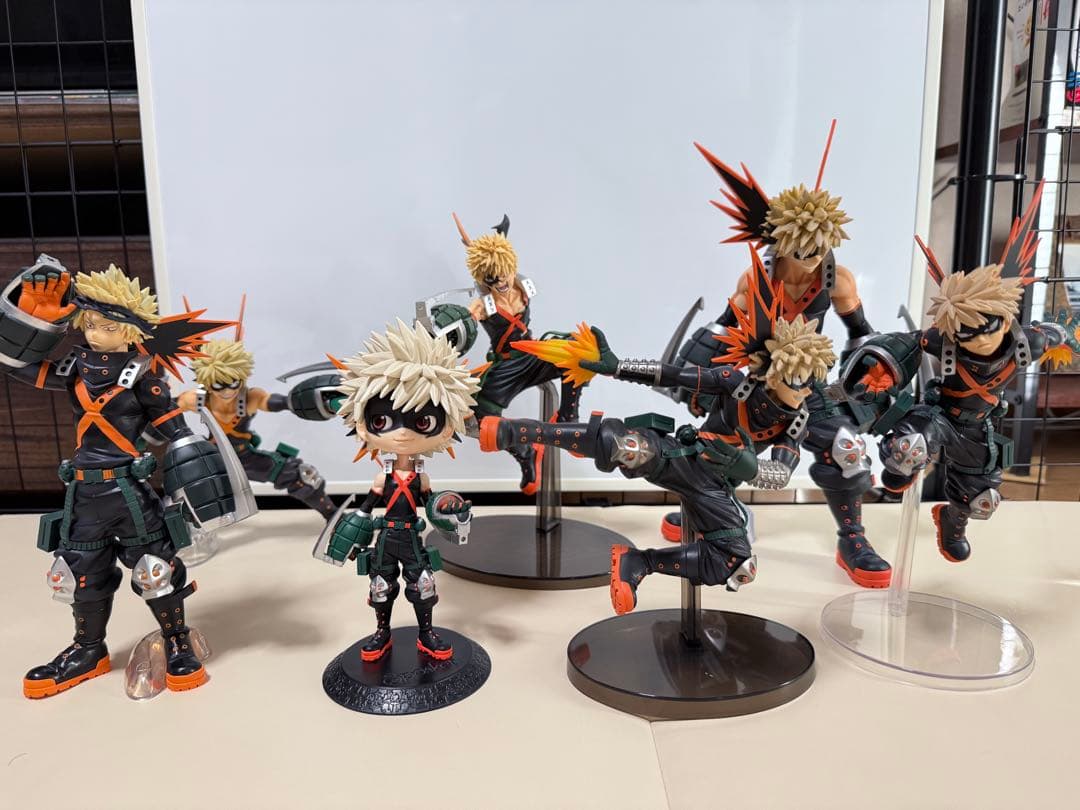 僕のヒーローアカデミア　ヒロアカ　爆豪勝己　フィギュア　7体セット　まとめ売り
