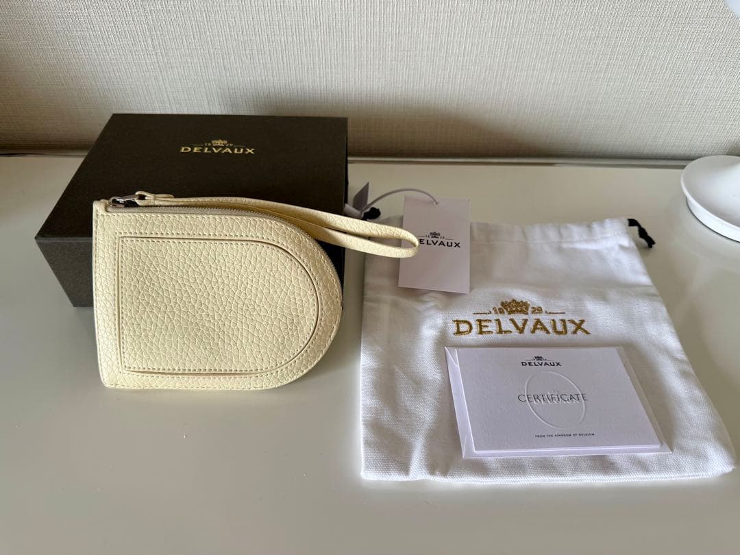 DELVAUX デルヴォー 財布 パンD マルチファンクション　イエロー