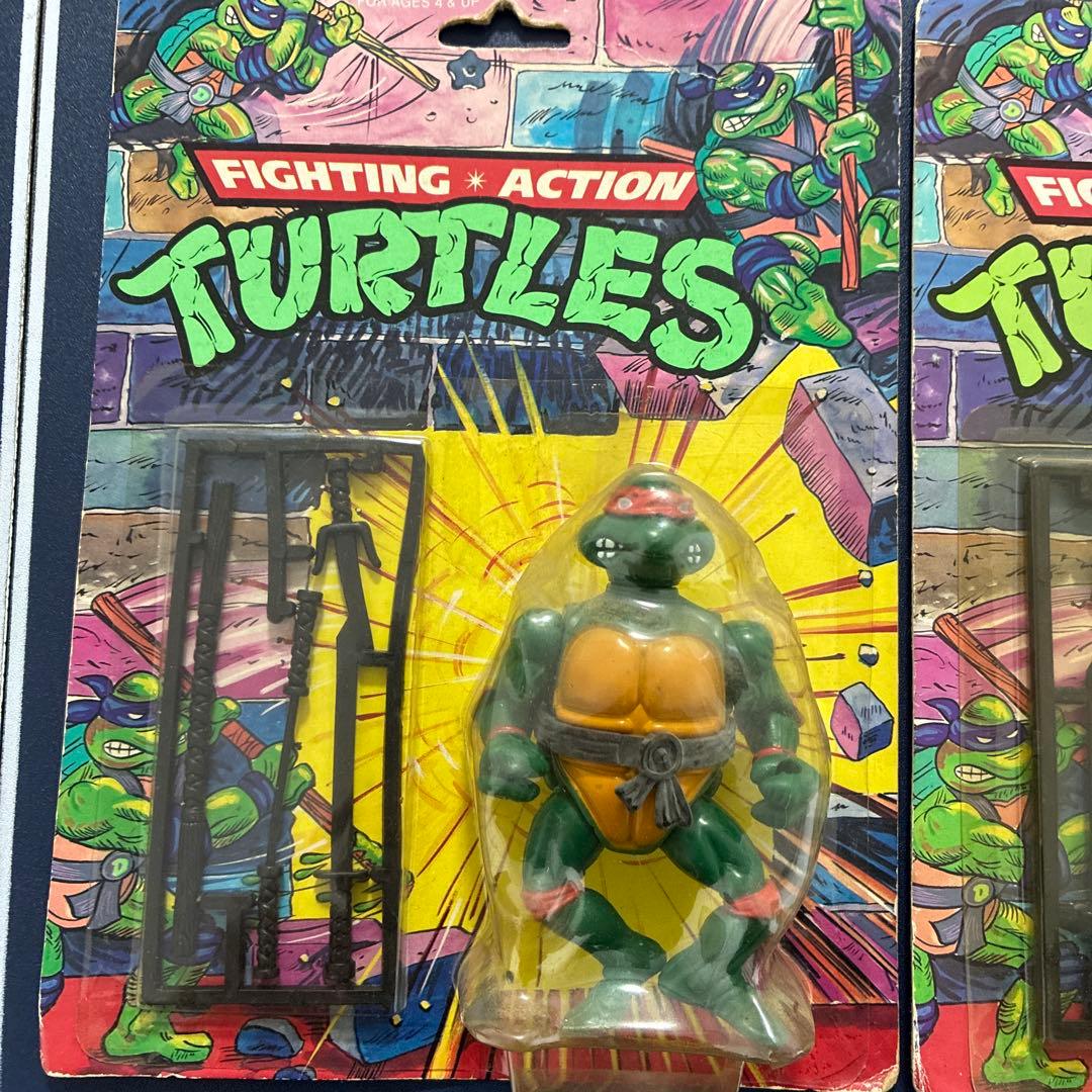 ファイティングアクションタートルズフィギュア 3体セット