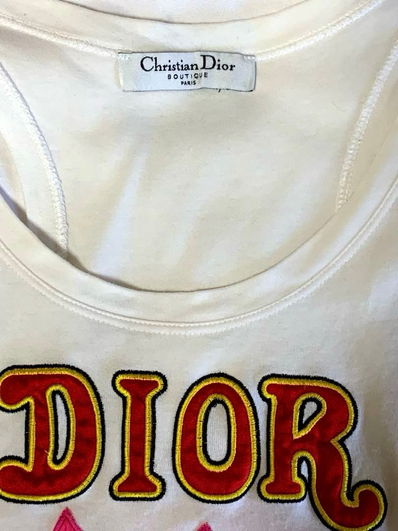 ⭐️ Christian Dior タンクトップ ✨NOT WAR✨
