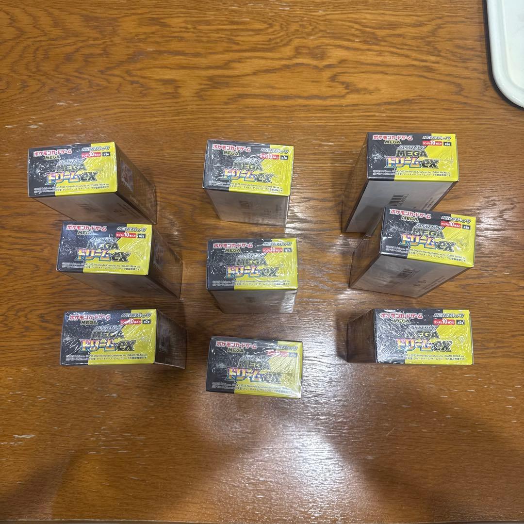 megaドリームex シュリンク付き 9box メガドリームex