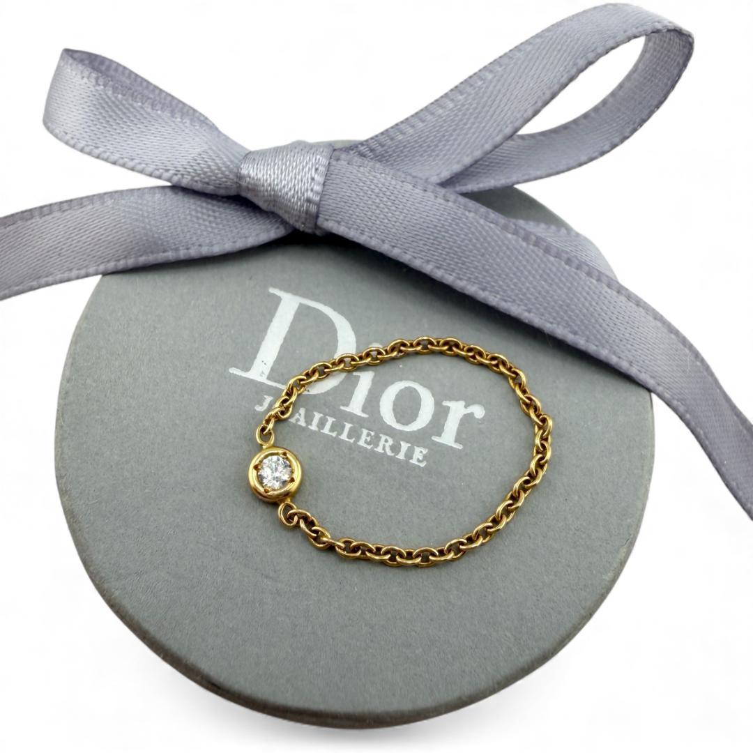 ✨希少✨ Christian Dior ディオール ミミウィ ダイヤ リング　金