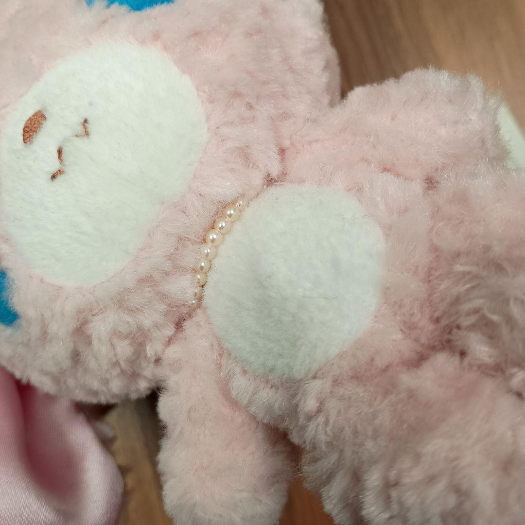 シュガーバニーズ　マスコットビーズ　モモ　サンリオ　ぬいぐるみ　タグ付き　レア