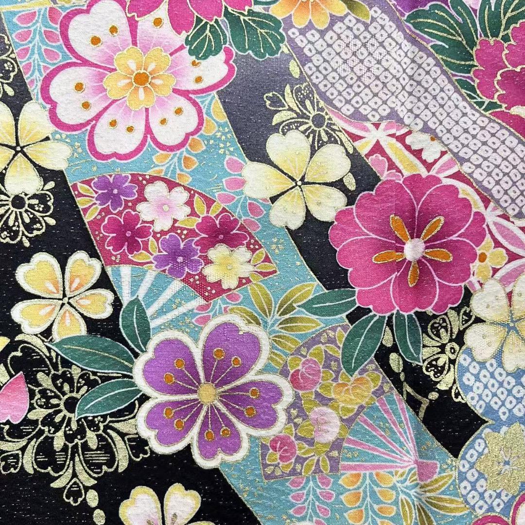 ≪早い者勝ち≫【お得品】 振袖セット 成人式 正絹 花柄 赤 S46 ●