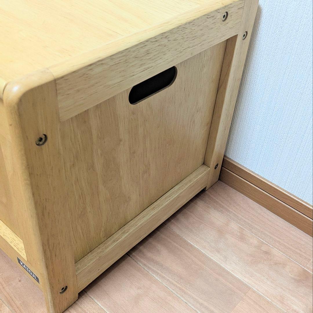 ☆お値下げ☆KATOJI カトージ 木製 おもちゃ箱 収納ボックス ナチュラル