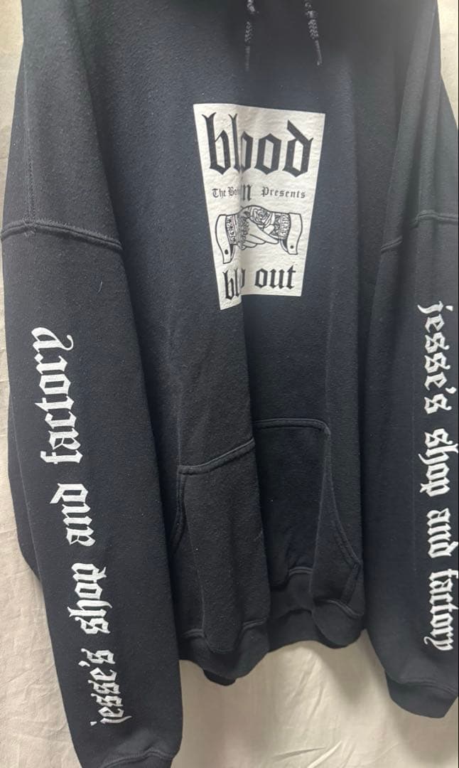 THE BONEZ blood in blood out パーカー　JSF XL