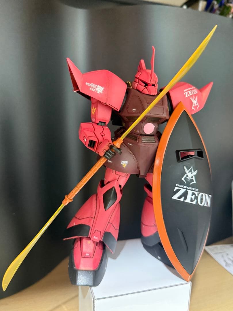 バンダイ ガンダム MGシリーズ 1/100 シャア専用ゲルググ 改造完成品