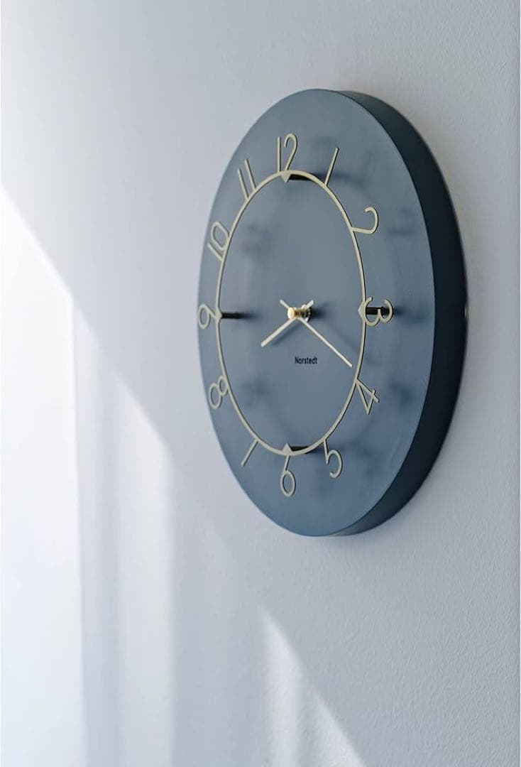 掛時計 CL-4317NV ネイビー ゴールド スイープムーブメント 時計