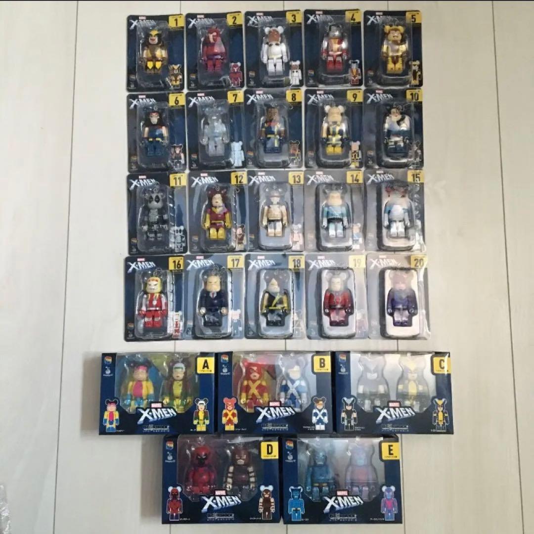 フィギュア　新品　ベアブリック 100% X-MEN コンプリートセット