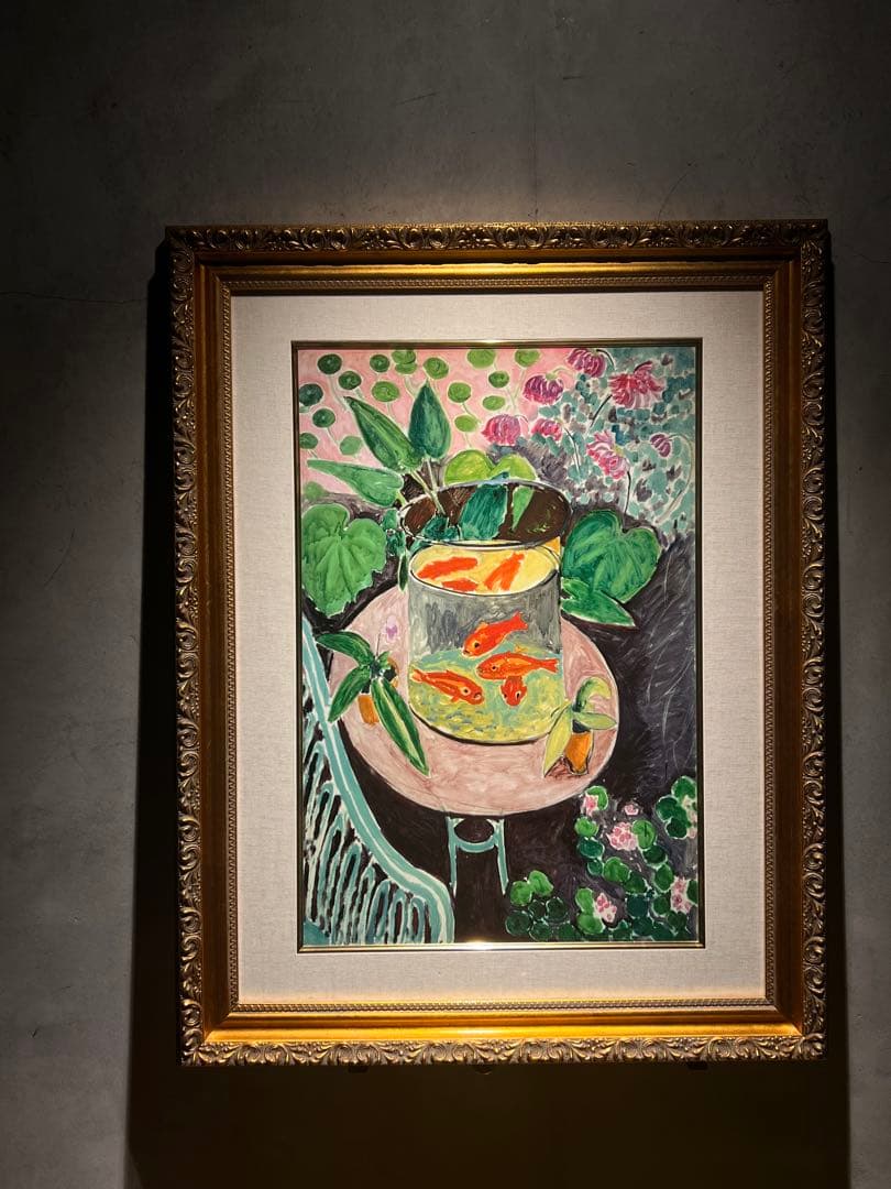 他の方発送×Henri Matisse 【gold fish】高精細刷特別額装品