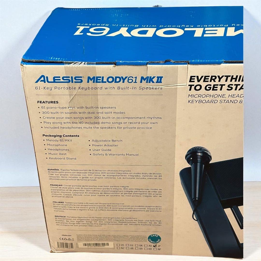 ✨新品未使用✨ALESIS MELODY61 MKII 61鍵盤 電子ピアノ