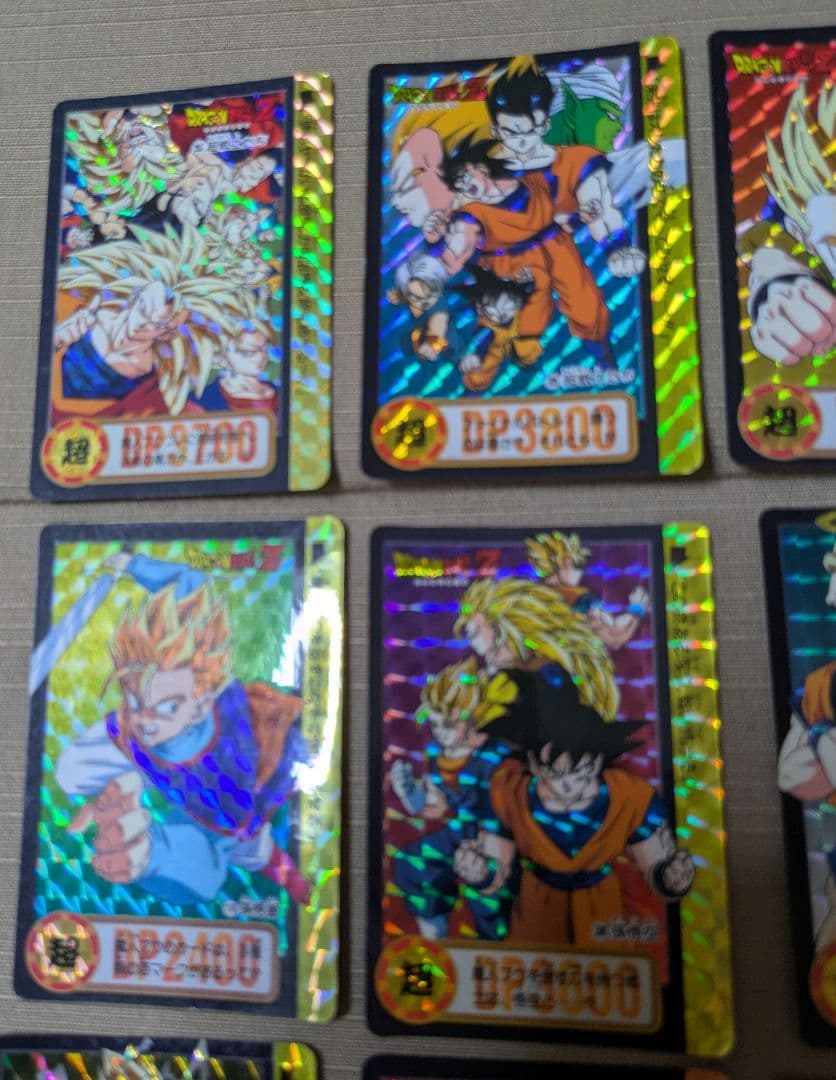 キラドラゴンボールZカードセット 15枚 1994.1995年物