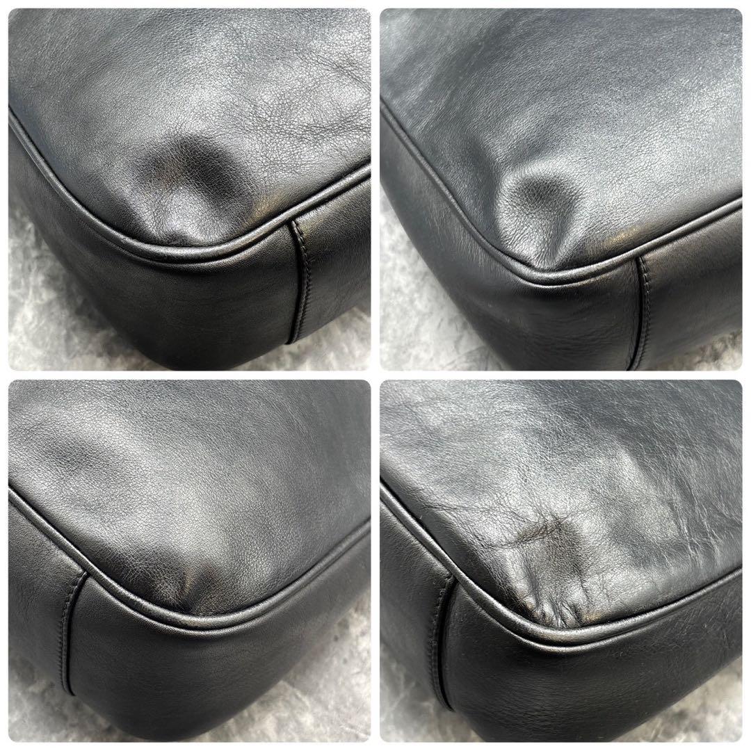 ✨美品✨GUCCI ショルダーバッグ 2way バンブー レザー ブラック