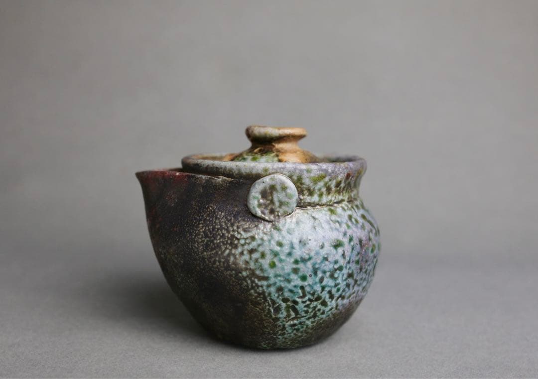 備前焼　最上作　秘色南蛮　佐久知炎仙　南蛮焼　宝瓶　急須