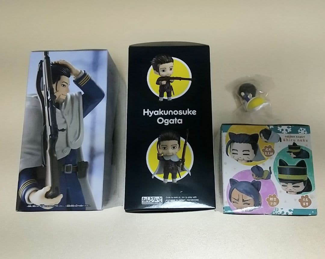 【尾形百之助】4点セット　ねんどろいど　おひるねこ　ゴールデンカムイフィギュア