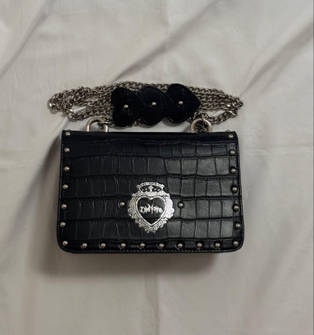 DimMoire クロコダイル風ショルダーバッグ