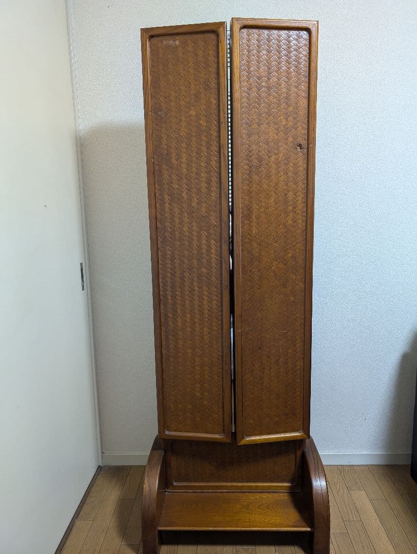 アンティーク鏡★三面鏡　柳川家具