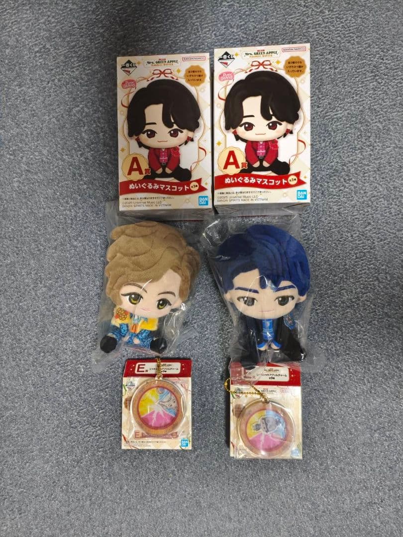 ミセス一番くじ A賞 （若井、藤澤）＋アクリルキーホルダー セット　合計４点