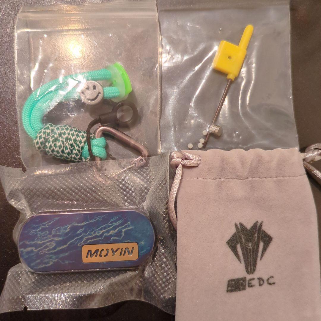 「正規品」zdedc MOYIN音叉スライダー　チタン　フィジェット　EDC