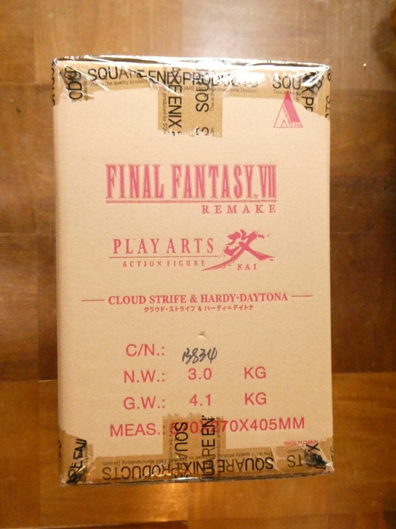 【未開封】FFVII リメイク PLAY ARTS改 クラウド&ハーディデイトナ