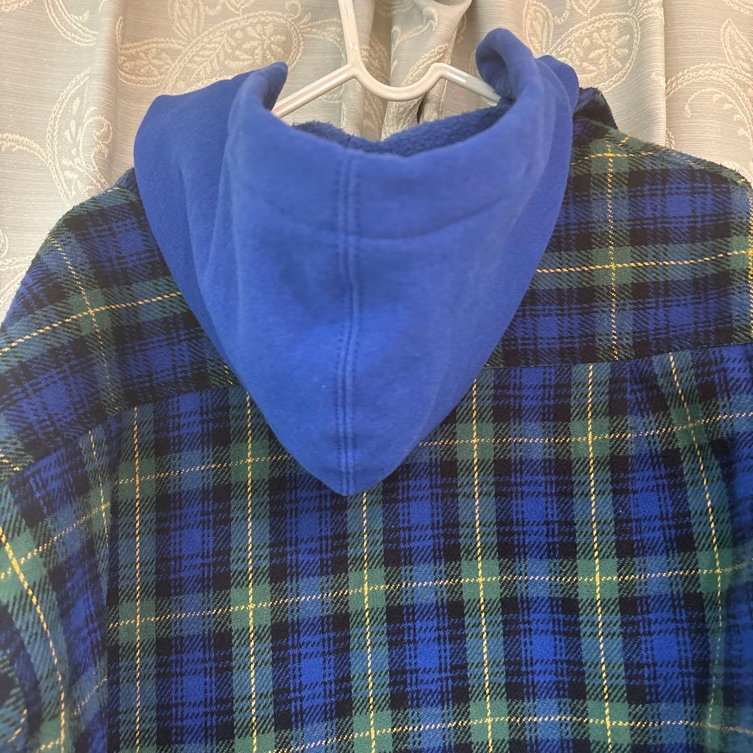Supreme TartanFlannelHoodedShirt シュプリーム