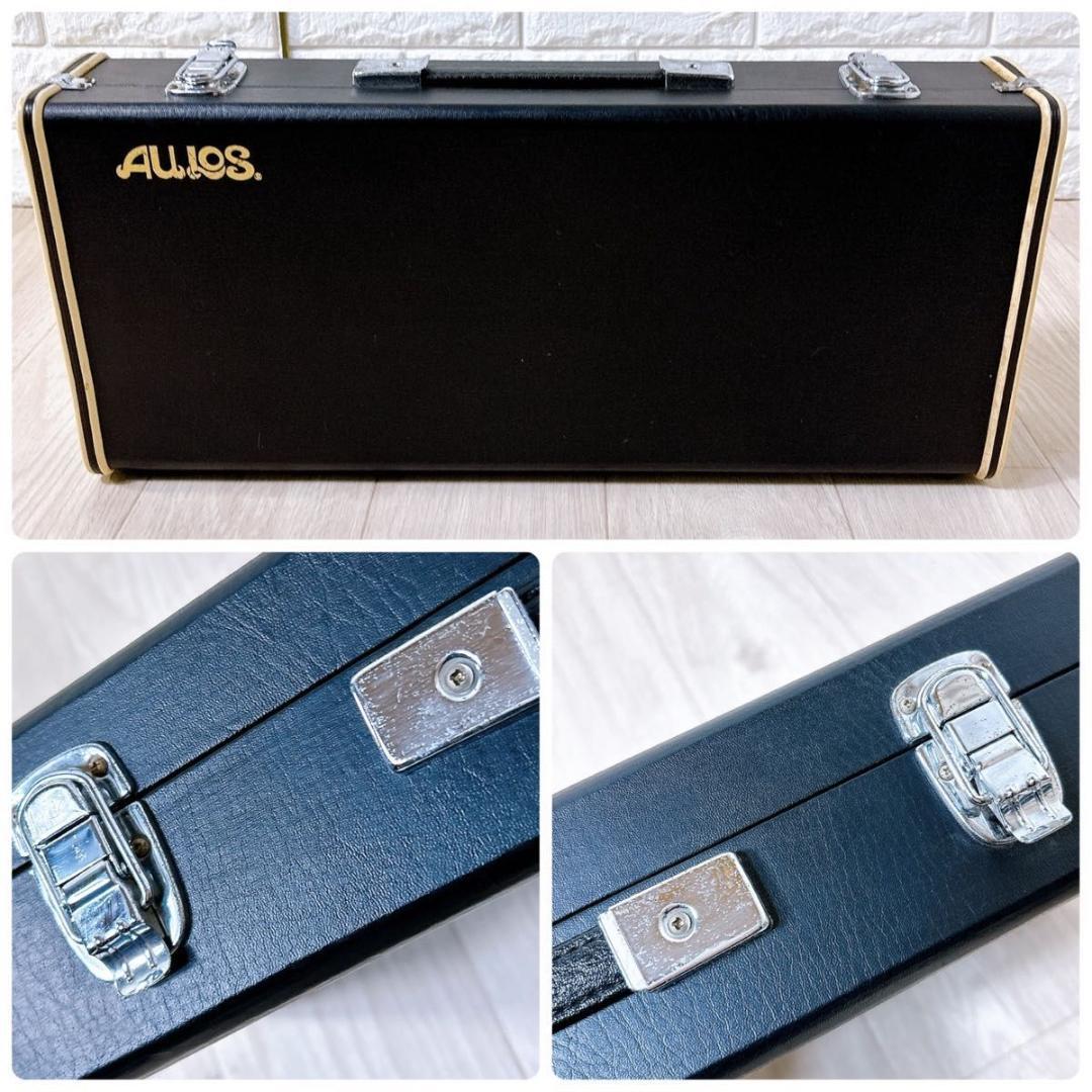 AULOS アウロス トヤマ楽器 木製 バスリコーダー バロック式 ケース付き